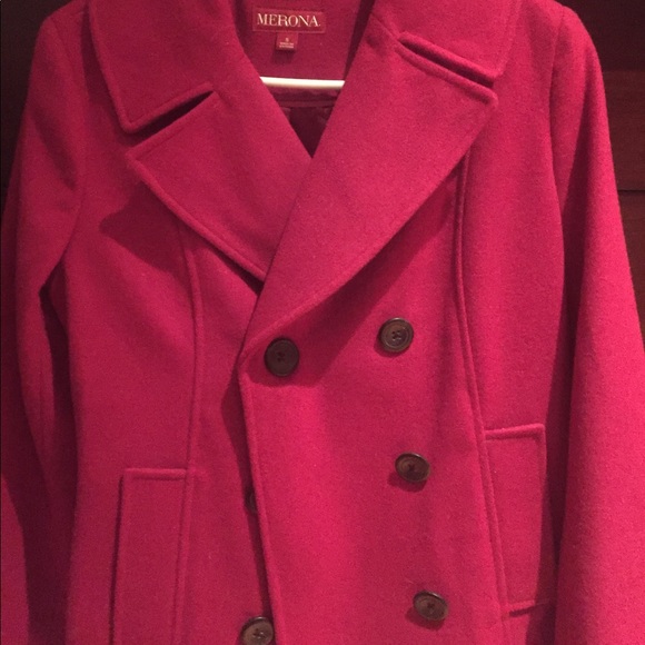 Cranberry Peacoat - Picture 1 of 4